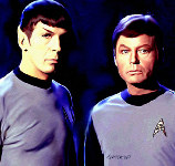 Spock and McCoy