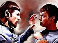 Spock and McCoy